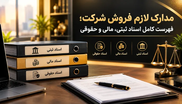 مدارک لازم فروش شرکت؛ فهرست کامل اسناد ثبتی، مالی و حقوقی