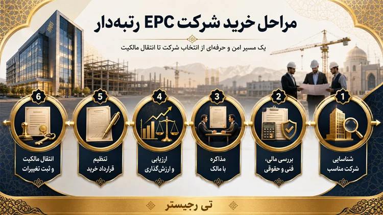 مراحل خرید شرکت EPC رتبه دار