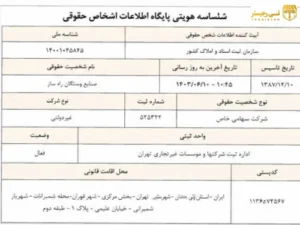فروش شرکت سال 1398 سهامی خاص