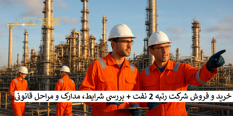 خرید و فروش شرکت رتبه 2 نفت + بررسی شرایط، مدارک و مراحل قانونی