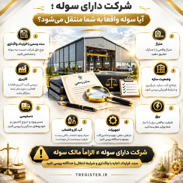 خرید شرکت چه تفاوتی با خرید کارخانه، سوله و تجهیزات صنعتی دارد؟