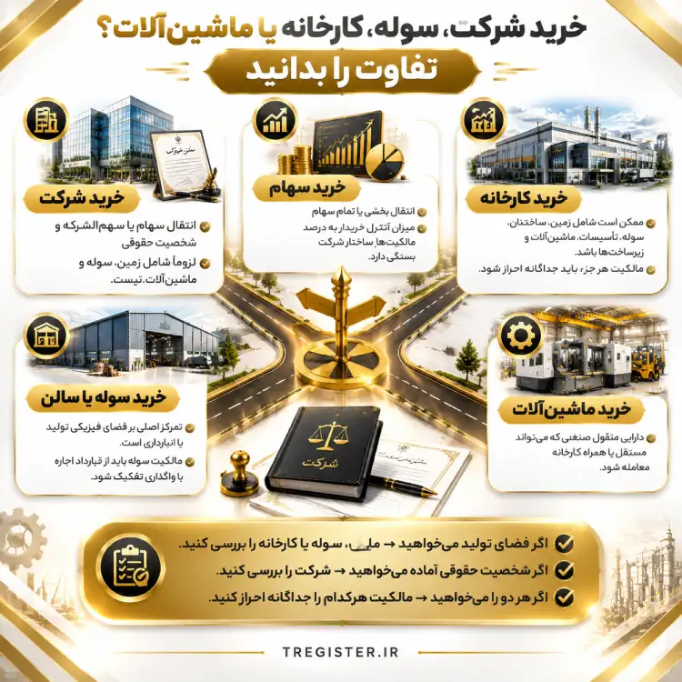 خرید شرکت در شهرک صنعتی عالی نسب بستان آباد همراه با سوله چه نکاتی دارد؟