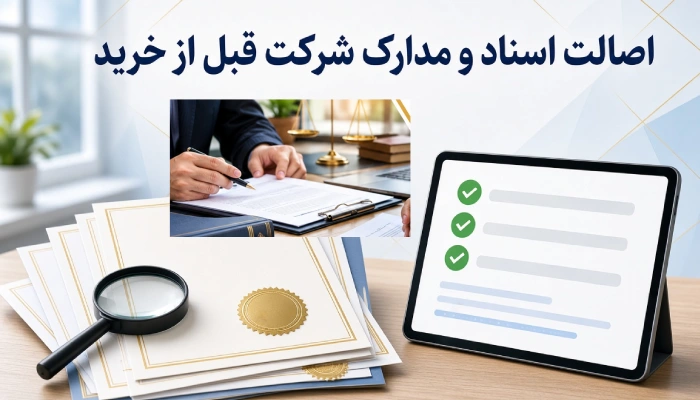 اصالت اسناد و مدارک شرکت قبل از خرید