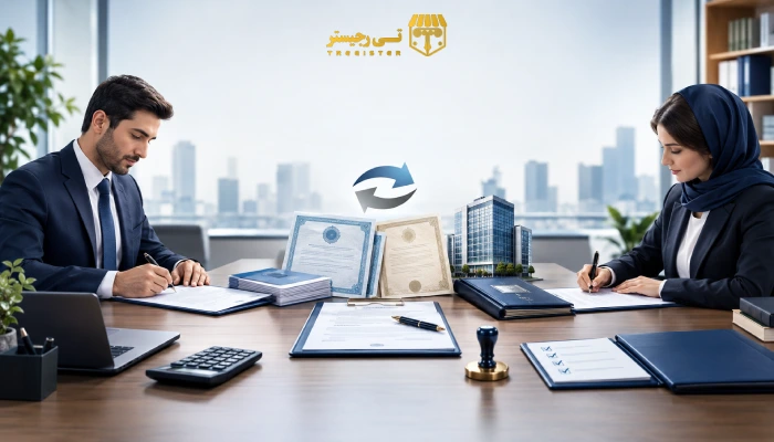 انتقال مالکیت شرکت